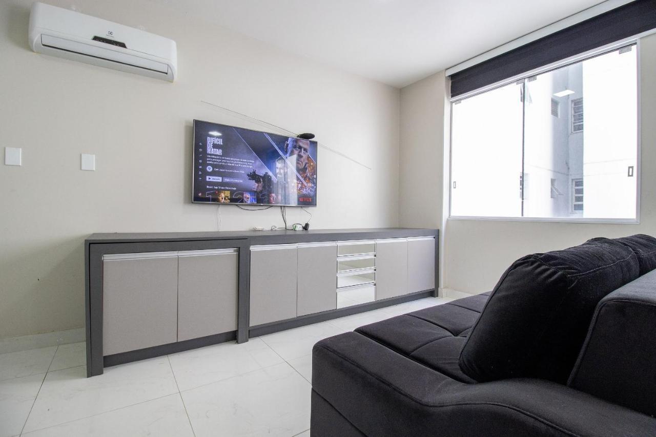 شقة Pos25B - Climatizado, Tv Smart, Garagem, Wi-Fi Balneário Camboriú المظهر الخارجي الصورة