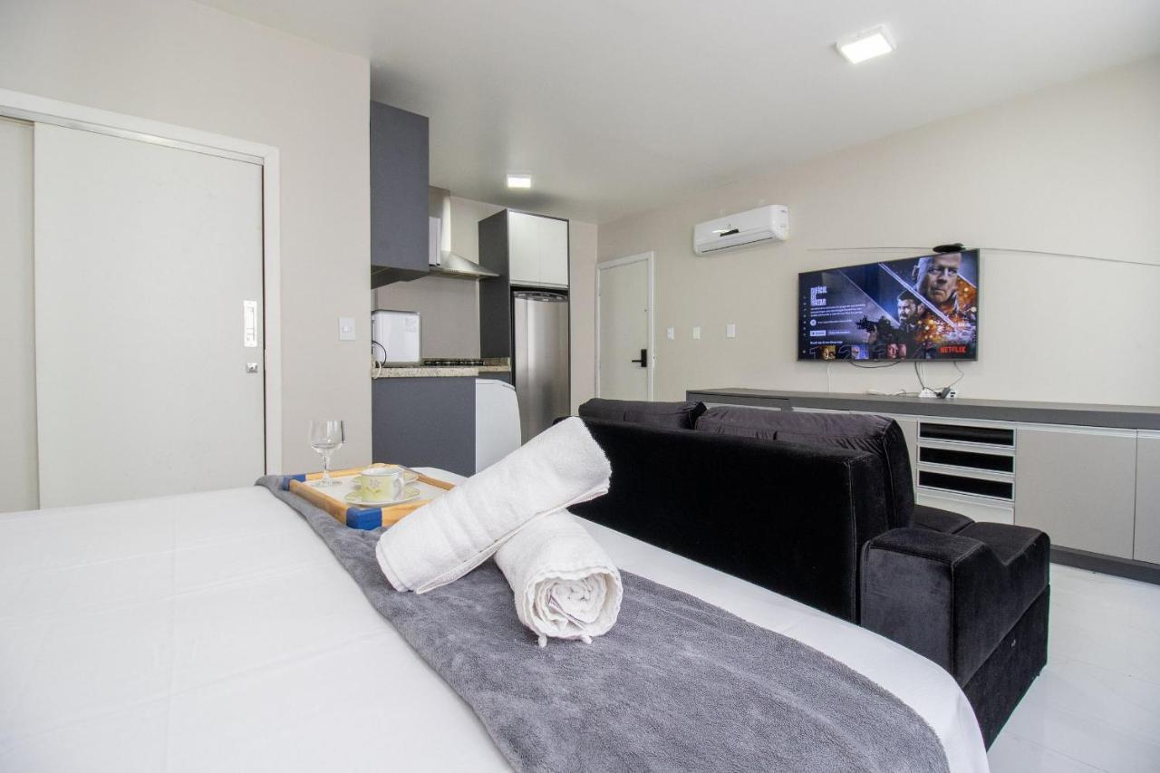 شقة Pos25B - Climatizado, Tv Smart, Garagem, Wi-Fi Balneário Camboriú المظهر الخارجي الصورة
